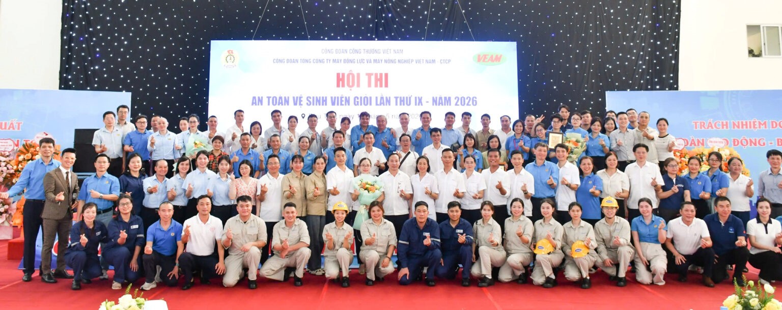Công ty Cổ phần Phụ tùng máy số 1 (FUTU1) tham gia Hội thi ATVSV giỏi Tổng công ty VEAM năm 2026.